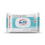Խոնավ անձեռոցիկ «Silk Soft antibacterial» 120հատ