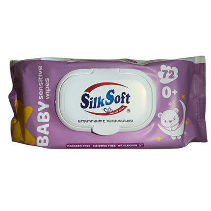 Խոնավ անձեռոցիկ «Silk Soft» 72հատ մանկական