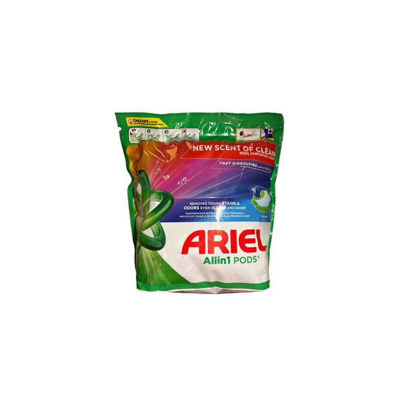 Լվացքի հաբեր «Ariel» 18.2գր 60հատ Գունավոր շորերի համար