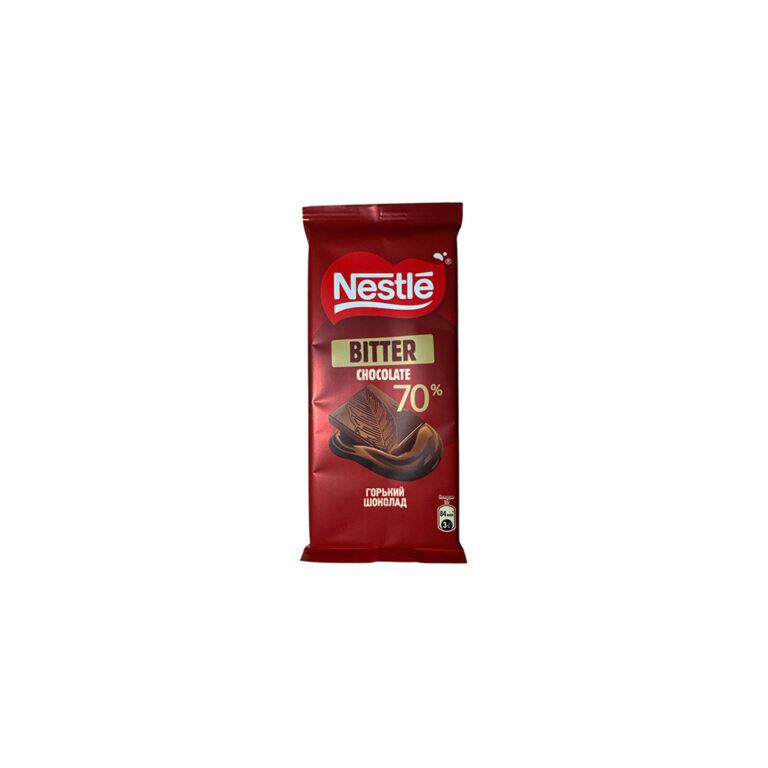 Շոկոլադե սալիկ «Nestle» 82գր 70% դառը շոկոլադ