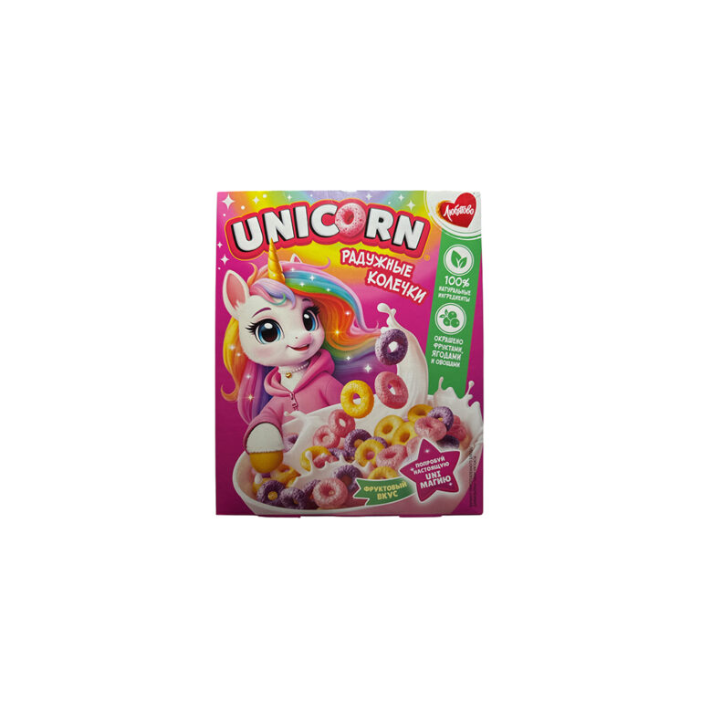 Պատրաստի նախաճաշ «Unicorn» 195գր օղակներ մրգային համով