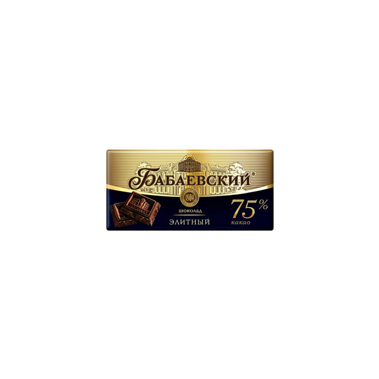 Շոկոլադե սալիկ «Бабаевский» 75գր էլիտ 75%