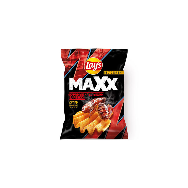 Չիպս «Lay's Maxx» 100գր խորոված հավի թևիկներ