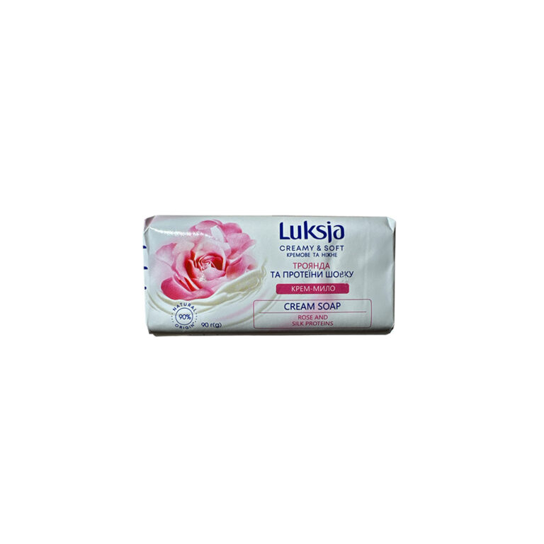 Ձեռքի օճառ «LUKSJA» 90գր վարդ և մետաքսի պրոտեիններ