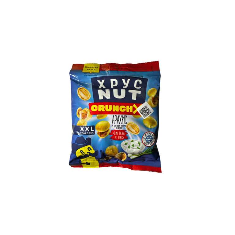 Գետնանուշ «Хрус Nut» 110գր թթվասեր և սոխ