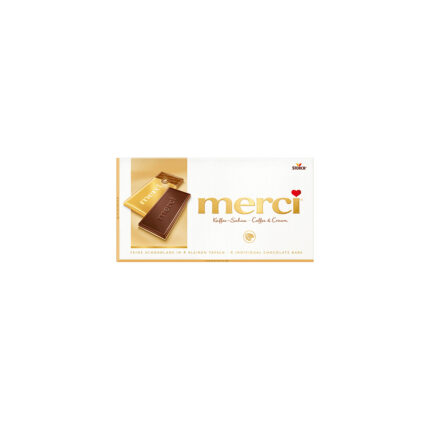 Շոկոլադե սալիկ «Merci» 100գր Кофе и Сливки