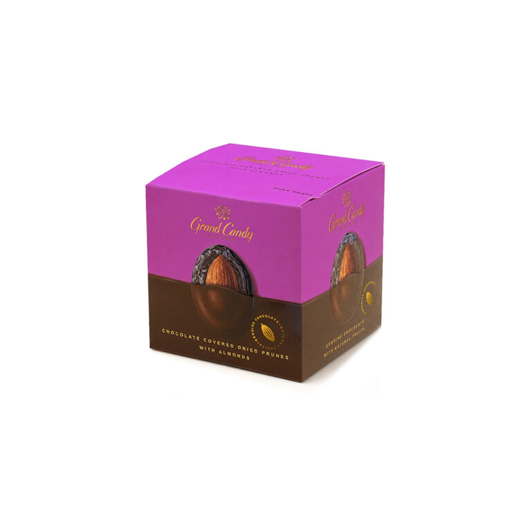 Կոնֆետ «Grand Candy» 250գր շոկոադապատ սալորաչիր նուշով
