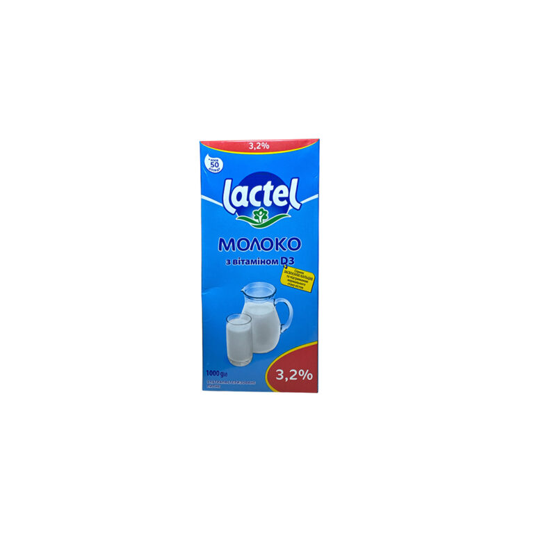 Կաթ «Laktel» 3.2% 1լ վիտամին D-ով