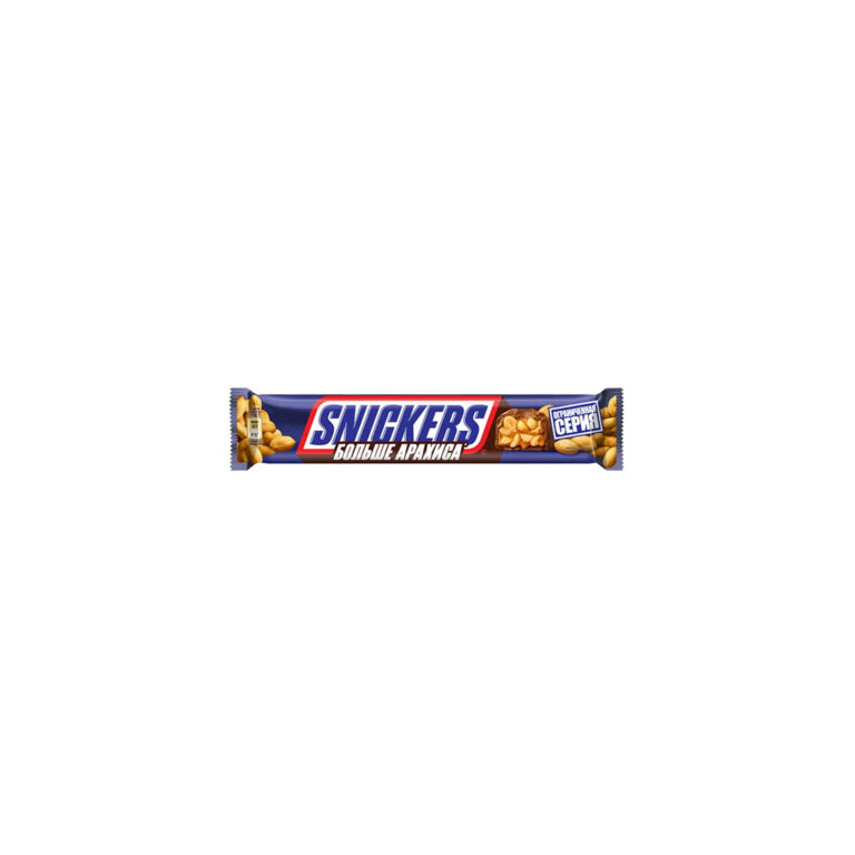 Շոկոլադե բատոն «Snickers» 87գր շատ գետնանուշ
